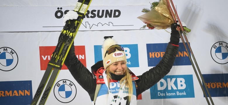 PŚ w biathlonie. Hauser zwyciężyła w sprincie, Polki bez punktów
