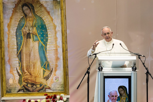 Papież Franciszek w mieście Ciudad Juarez w Meksyku