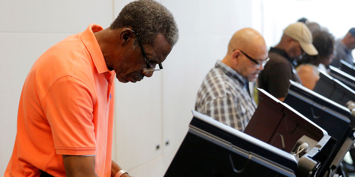Widespread voting problems were reported in a critical swing state