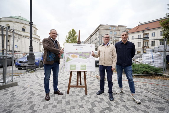 Plac Trzech Krzyży w Warszawie jednak będzie zielony! Jest zgoda konserwatora