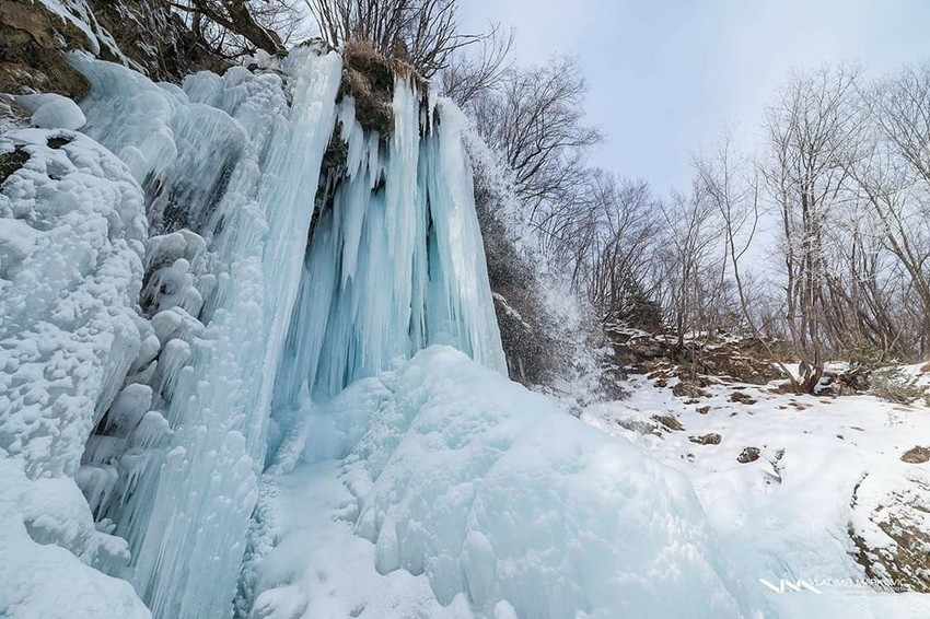 Gostiljski vodopad zimi