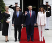 Wizyta polskiej pary prezydenckiej w USA. Na zdjęciu Agata i Andrzej Dudowie oraz Donald i Melania Trump