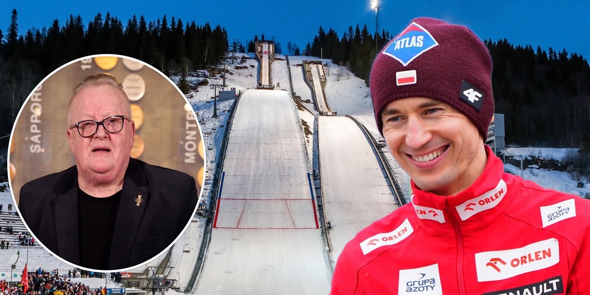 Kamil Stoch (z prawej) zakończył pierwszy konkurs w Lillehammer daleko za podium. Wojciech Fortuna jest jednak przekonany, że szybko wróci do formy.