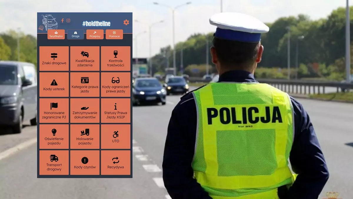 Aplikacja dla policjantów jest dostępna również dla wszystkich kierowców