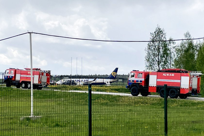 Na lotnisku w Mińsku awaryjnie lądował samolot. Raman Pratasiewicz został zatrzymany przez władze Białorusi