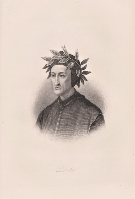 Dante Alighieri (rysunek z 1885 r.)