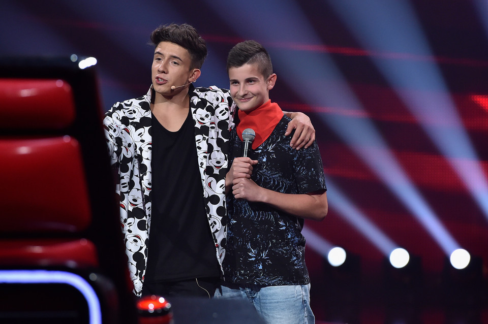 Piotr Sieczka w programie "The Voice Kids"