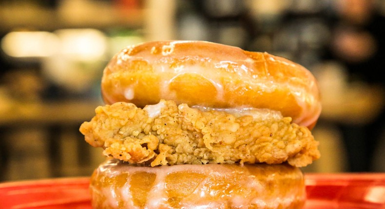 KFC launched a viral new fried-chicken-and-doughnut sandwich earlier this year.