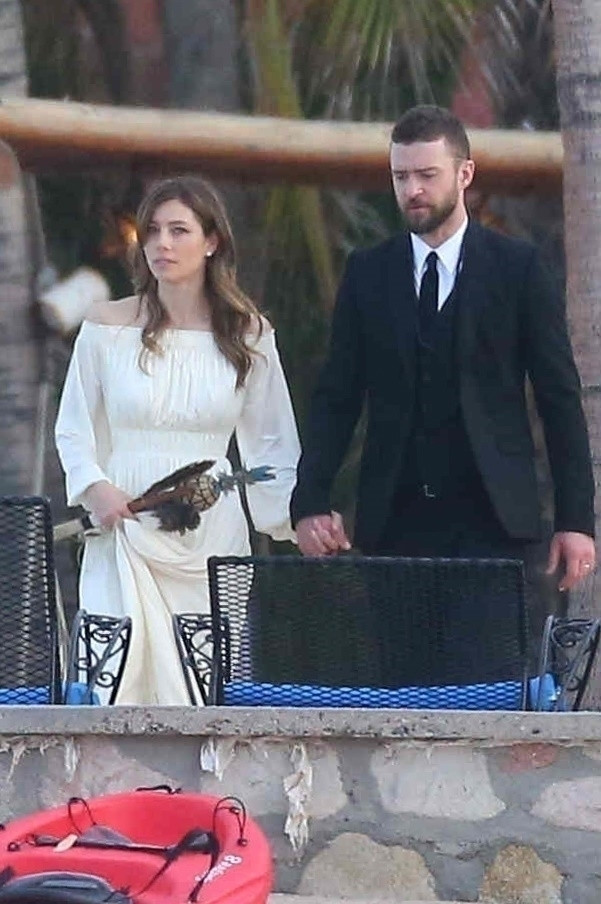 Justin Timberlake i Jessica Biel na ślubie brata aktorki