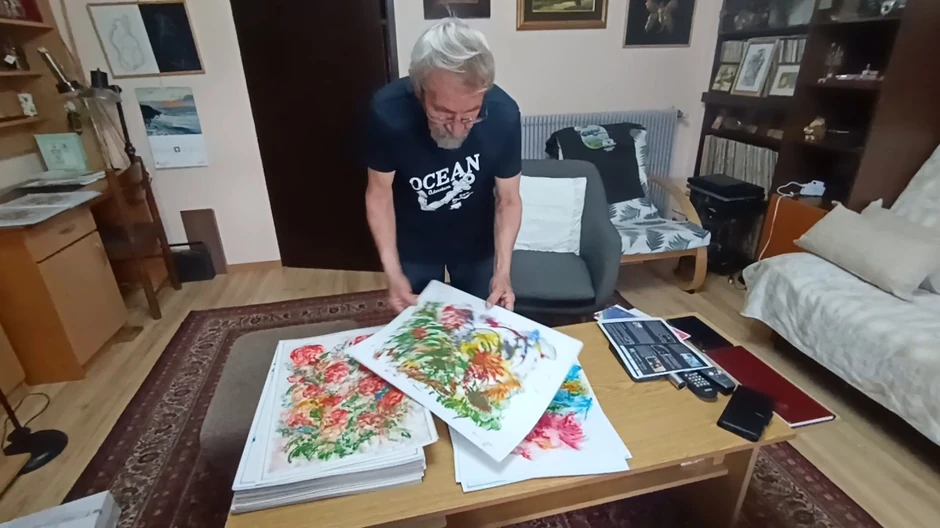 Ivan Bato Šokčić je i talentovani slikar