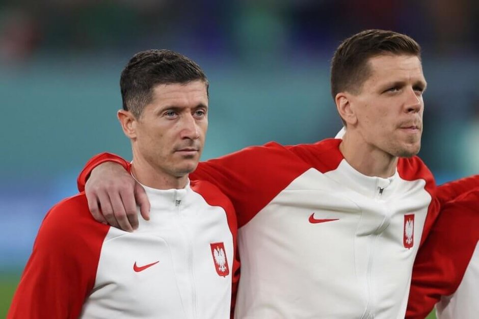 Robert Lewandowski i Wojciech Szczęsny