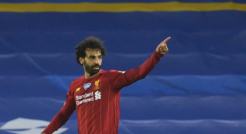 Mohamed Salah scored twice in Liverpool's 3-1 win at Brighton