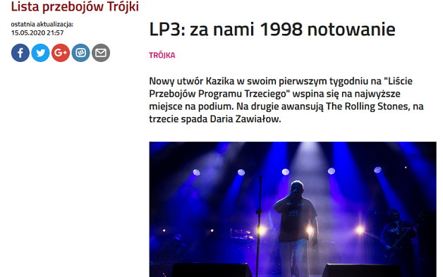 Fragment teksu usuniętego ze strony Polskiego Radia