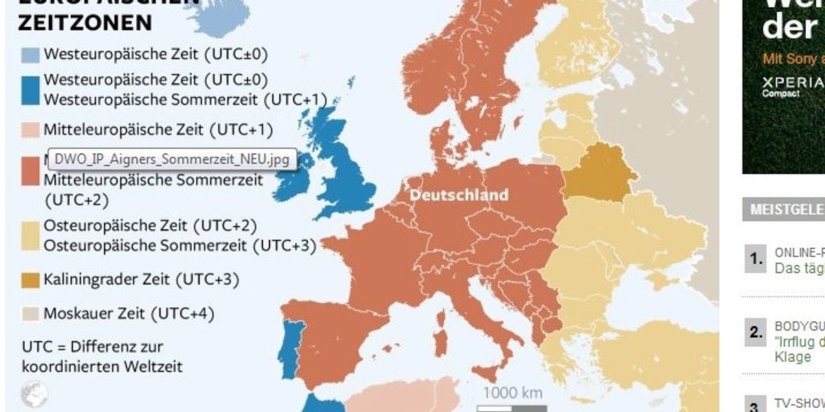 Skandaliczna mapa Wielkie Niemcy