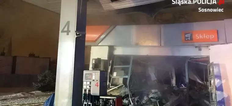 Wybuch gazu na stacji paliw w Sosnowcu