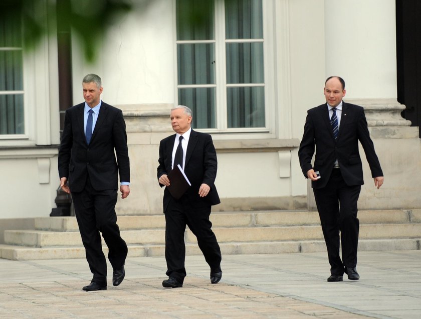 Paweł Poncyljusz, Jarosław Kaczyński, Jan Dziedziczak