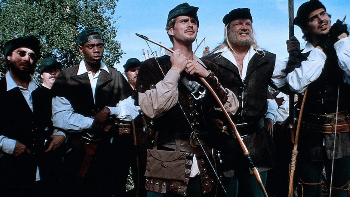 "Robin Hood: Faceci w rajtuzach", reżyseria: Mel Brooks. Obsada: Cary Elwes, Richard Lewis, Roger Rees. 1993.