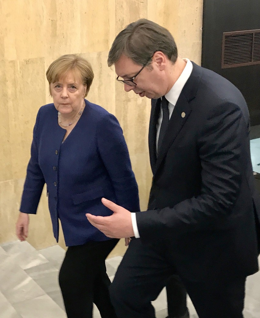 Angela Merkel i Aleksandar Vučić