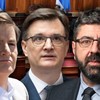Ana Brnabić, Milenko Jovanov i Radomir Lazović 