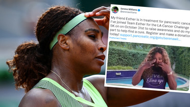 Serena Williams ze łzami w oczach opowiada o chorobie przyjaciółki. "Była przy mnie, ilekroć jej potrzebowałam"