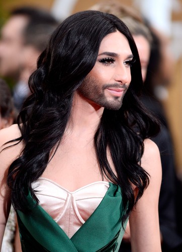 Conchita Wurst na gali Złotych Globów 2015