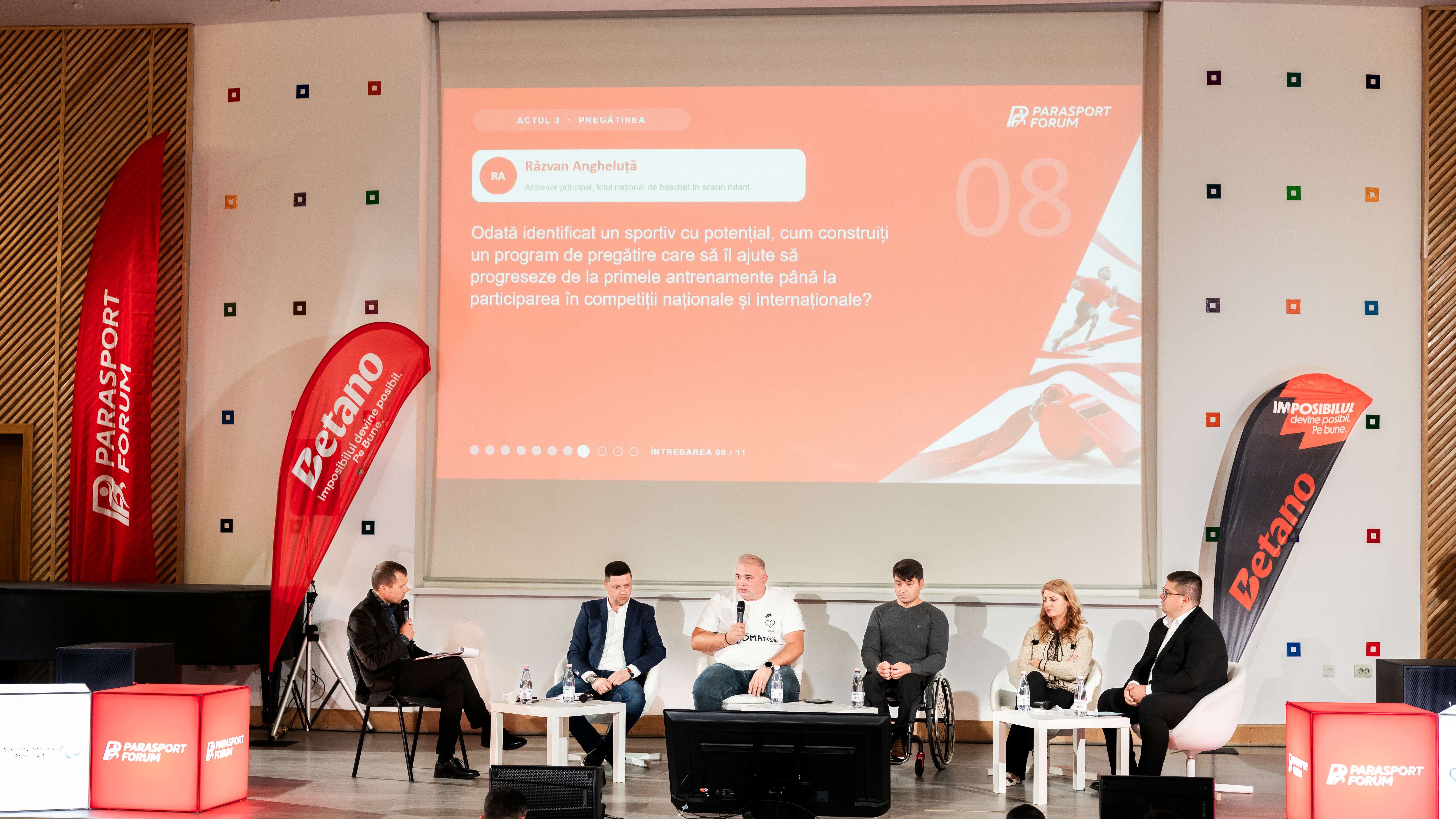PARASPORT FORUM, 
inițiativa națională susținută de Betano pentru dezvoltarea bazei de antrenori din sportul paralimpic