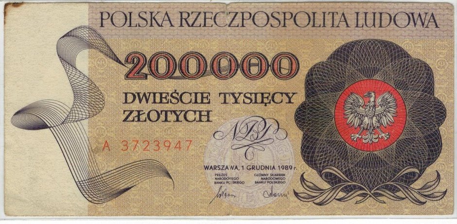 Polskie historyczne banknoty - autor: zbiory Justyny i Damiana Okrętów