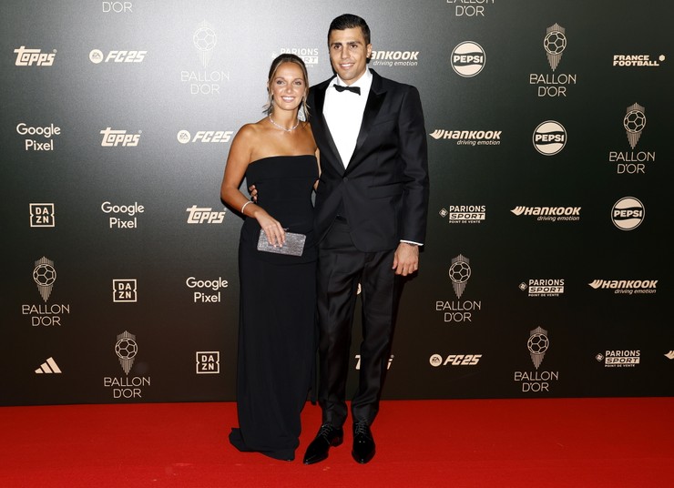 Rodri i jego partnerka Laura Iglesias