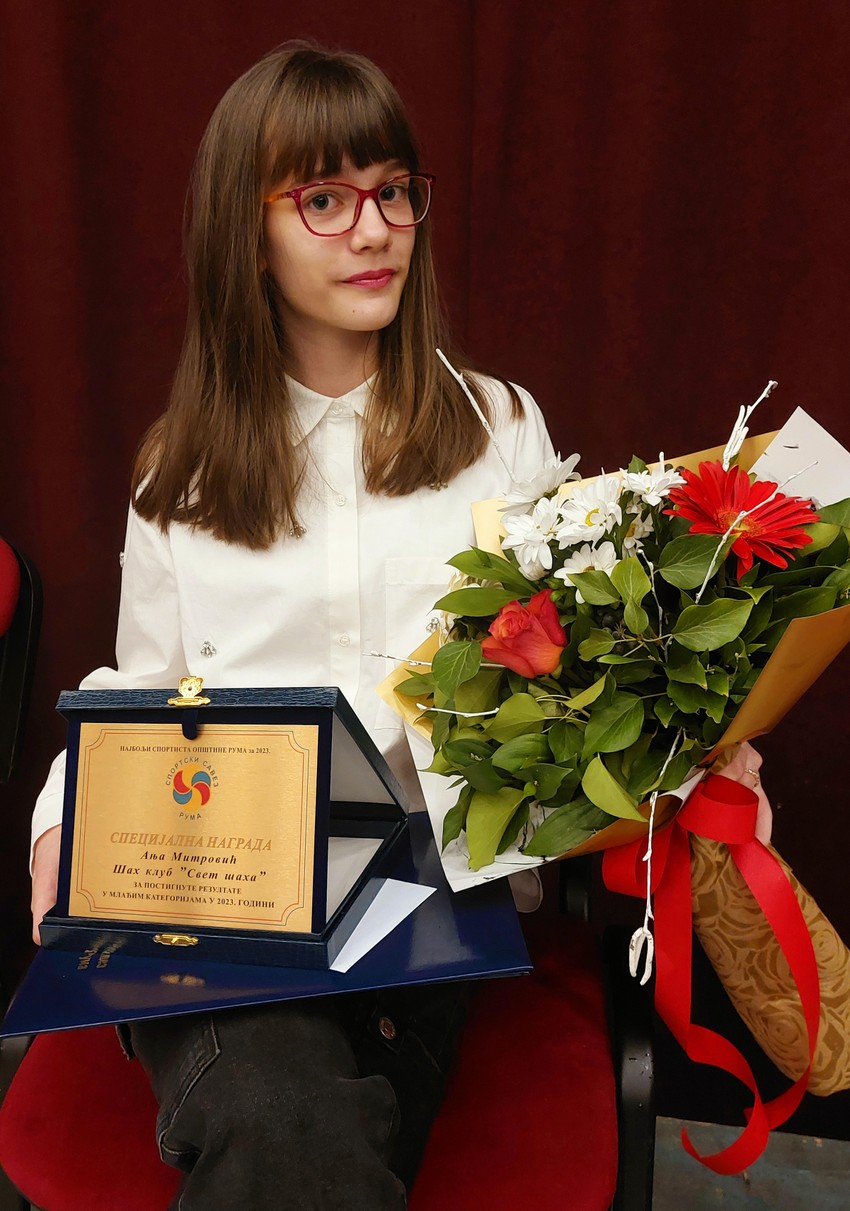 Anja Mitrović, "Najbolji sportista 2023. godine"