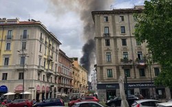 Potężna eksplozja w centrum Mediolanu. Wybuchła furgonetka?