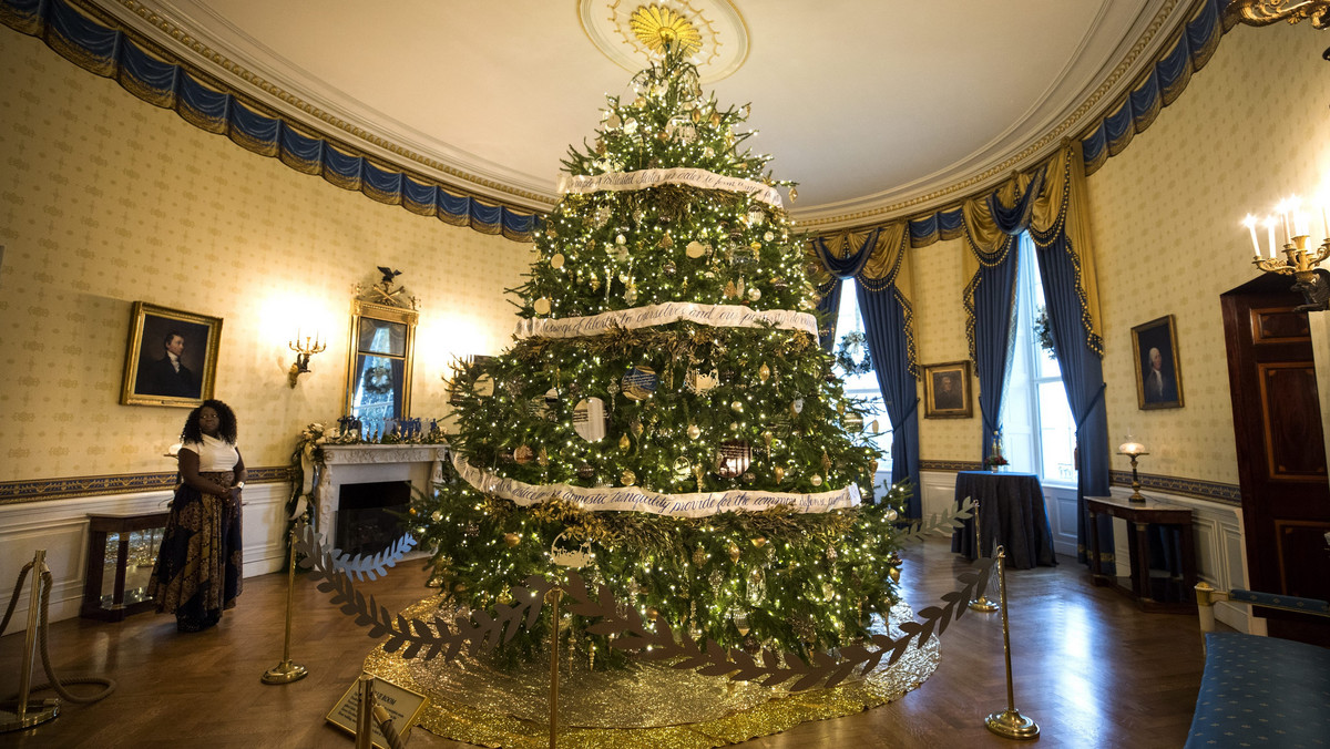 USA WHITE HOUSE DECOR (Holiday Decor at the White House)