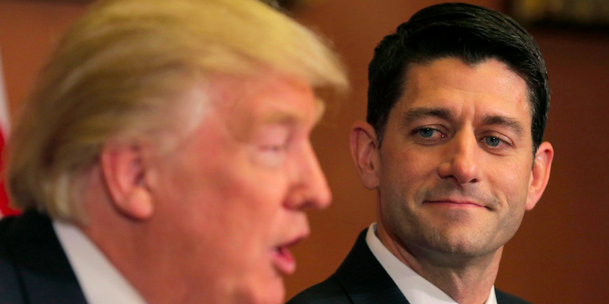 Paul Ryan and Trump see 2 fundamentally different US economies — and one is a fantasy