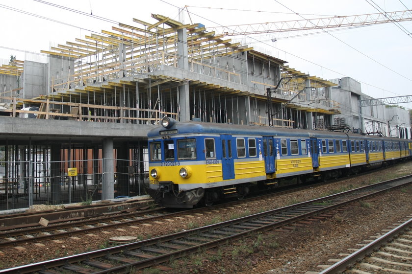 Budowa dworca PKP w Sopocie