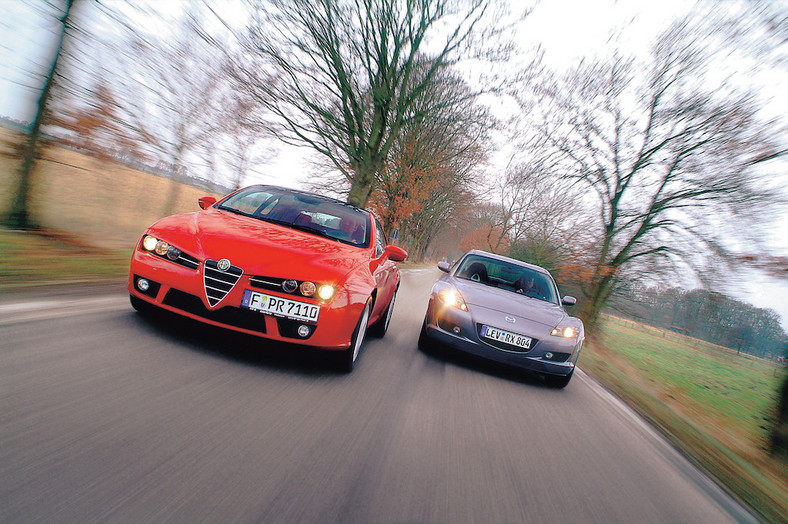 Alfa Romeo Brera kontra Mazda RX-8