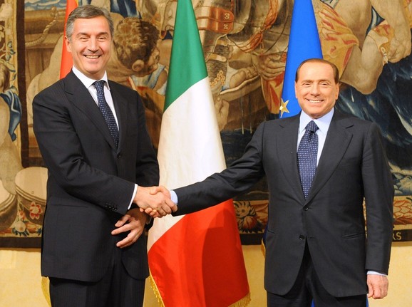 Berluskoni i ÄukanoviÄ 2008. u Rimu