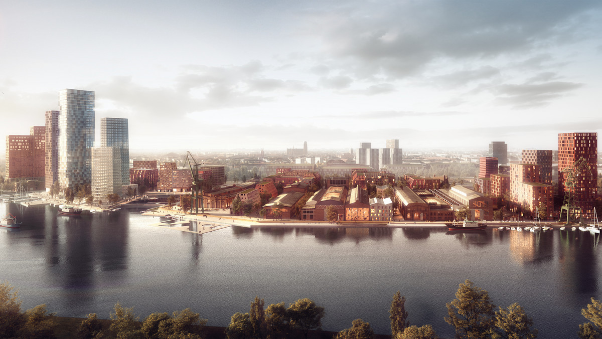 Projekt pracowni Henninga Larsena wygrał w prestiżowym konkursie na koncepcję zabudowy gdańskiej Stoczni Cesarskiej. Pokonał przy tym 16 innych pracowni z całego świata. Stocznia, dzięki swojej unikalnej historii, niepowtarzalnemu otoczeniu oraz sąsiedztwu wody, ma szansę stać się jednym z najbardziej atrakcyjnych miejsc na mapie Gdańska.
