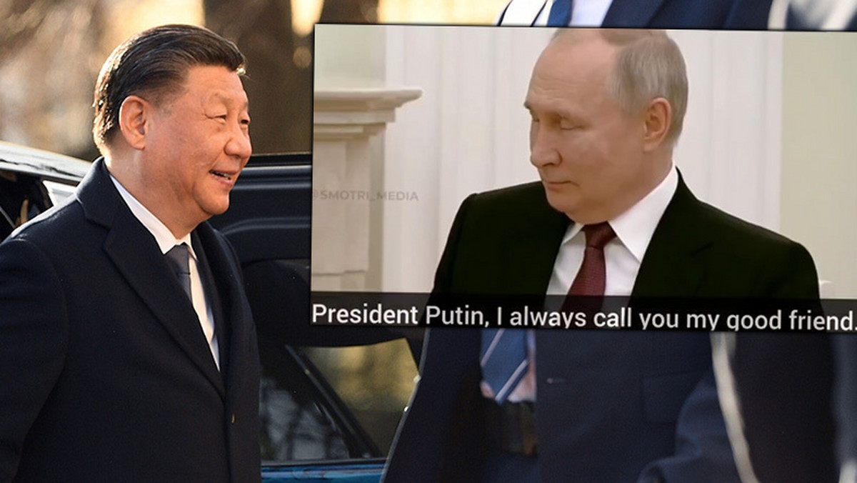 Reakcja Putina na słowa Xi Jinpinga. To nagranie obiegło sieć [FILM]