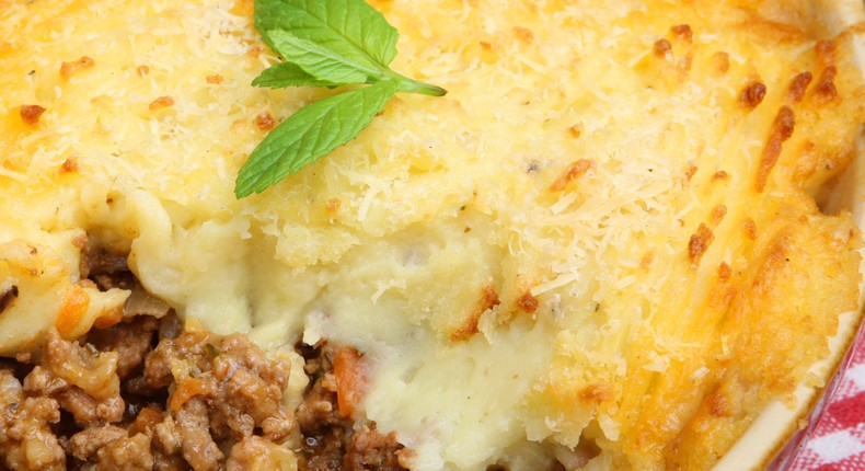 Shepherd's pie is a classic Irish meal.Joe Gough/Shutterstock