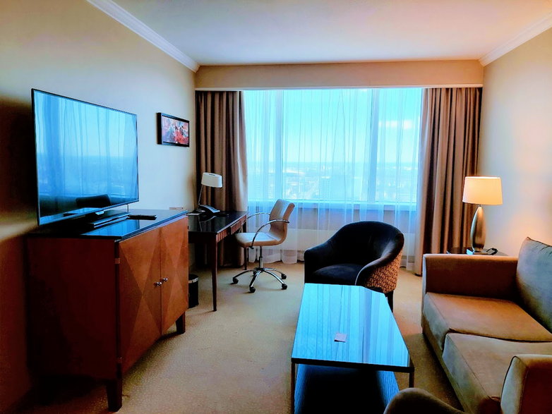 Interior of business suite