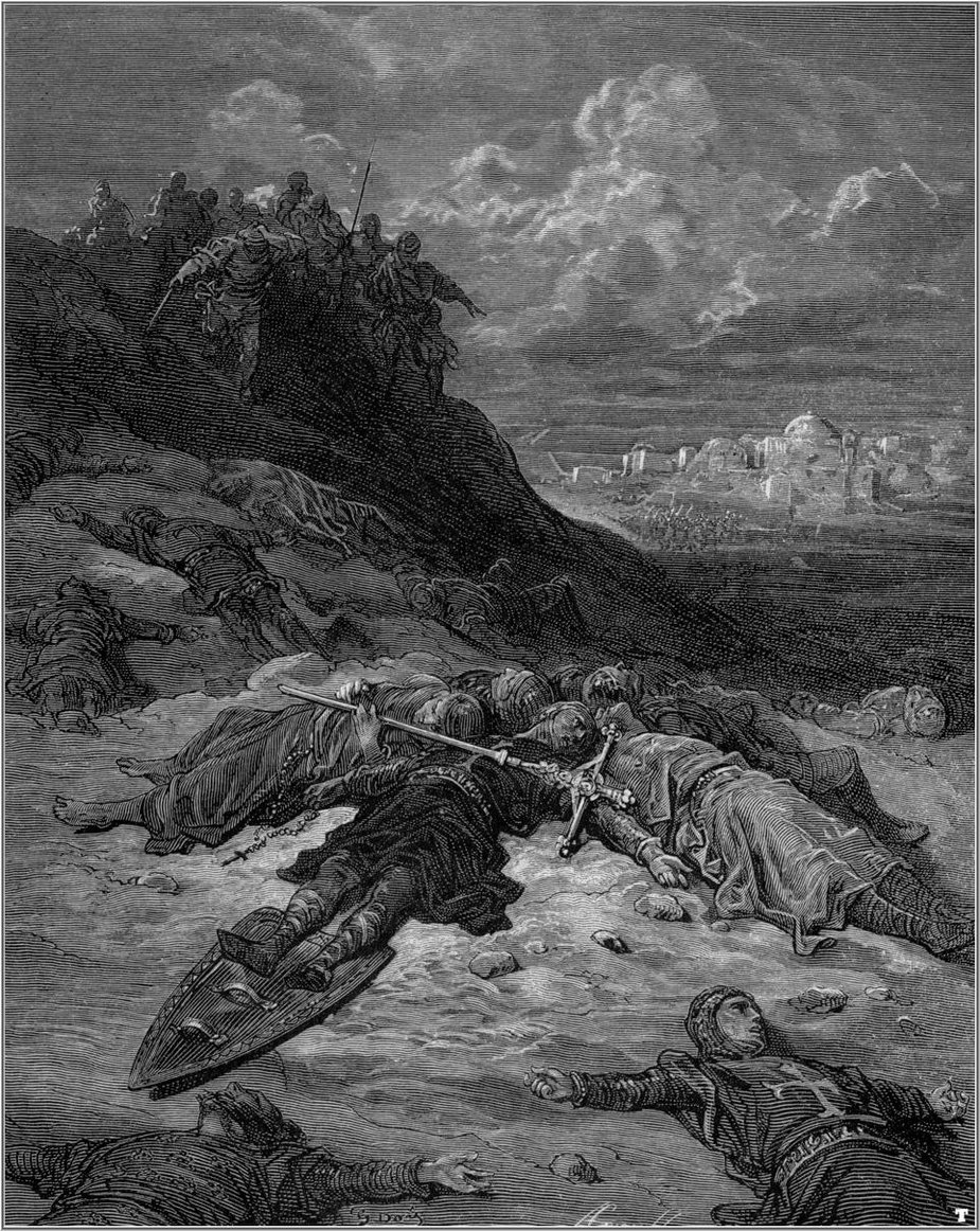 Śmierć Fryderyka Barbarossy, obraz Gustava Doré