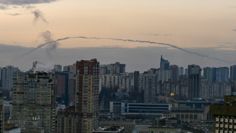 Atak rakietowy na Kijów (zdj. archiwalne)
