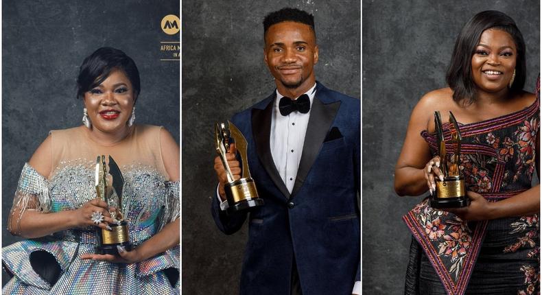 Toyin Abraham, Jide Kene and Funke Akindele on the list of winners at the concluded AMVCA 2020