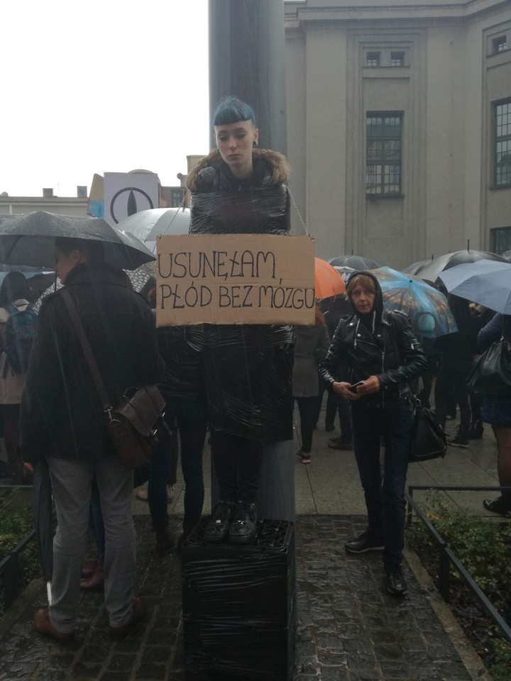 Czarny protest w Katowicach