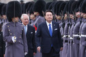 Król Karol III i prezydent Korei Południowej Yoon Suk Yeol 