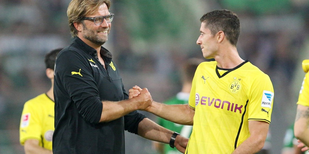 Robert Lewandowski Jurgen Klopp