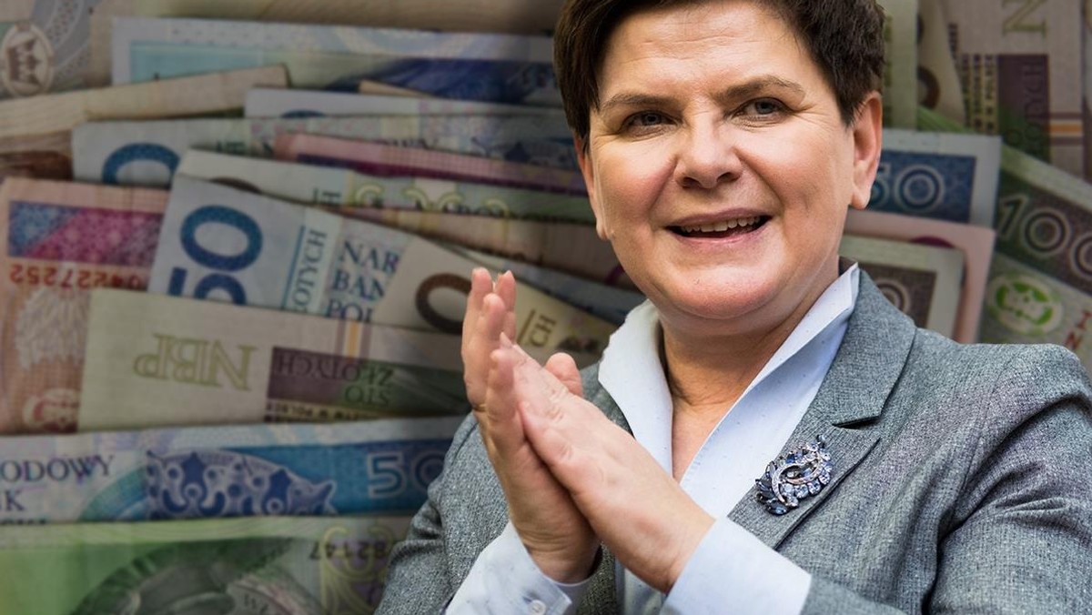 szydło, hajs, kasa, pieniądze, premie, nagrody dla ministrów