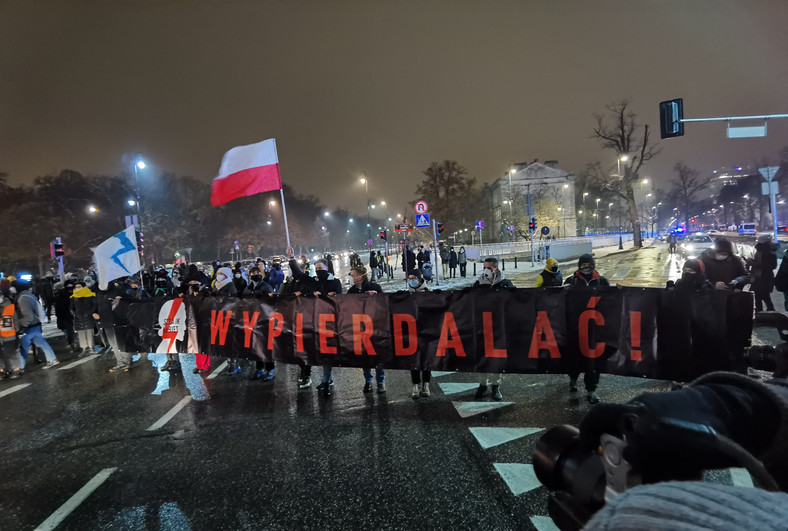 Strajk Kobiet w Warszawie, 28 stycznia 2021 r.