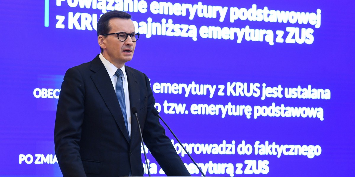 Premier Mateusz Morawiecki