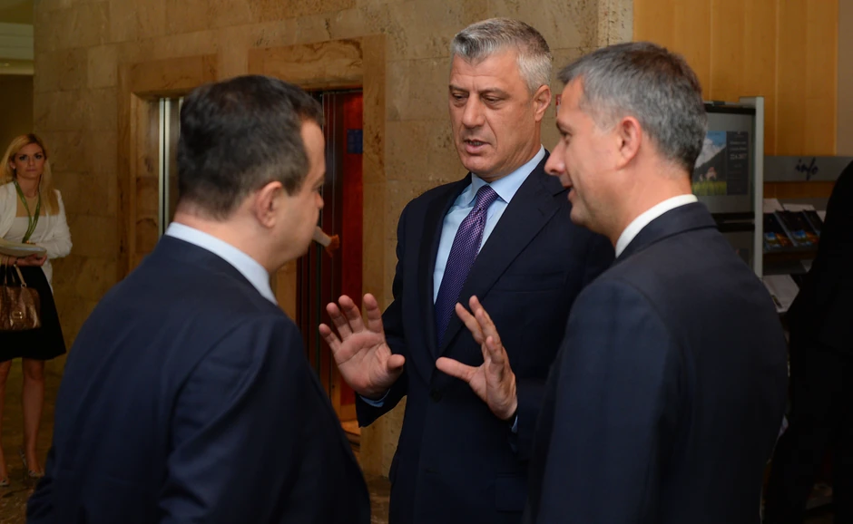 Ivica Dačić i Hašim Tači