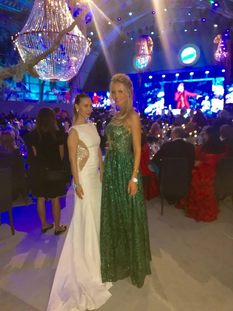 Biljana Obradović sa sa dizajnerkom nakita Jelenom Mandić